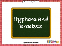 Hyphens and Brackets